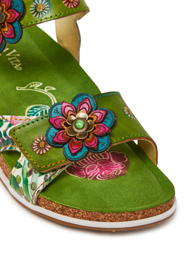 Laura Vita Sandalen Laura Vita Brcyano 12 Grün