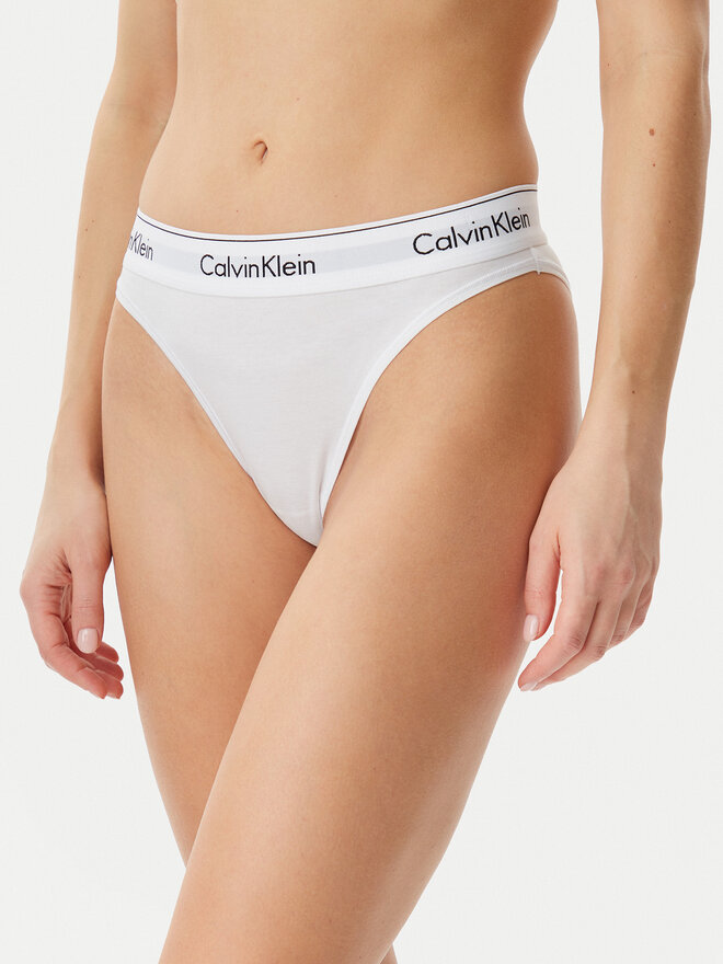 Calvin Klein Underwear Calvin Klein Underwear Klassischer Damenslip mit hoher Taille LV00QF8319 Weiß