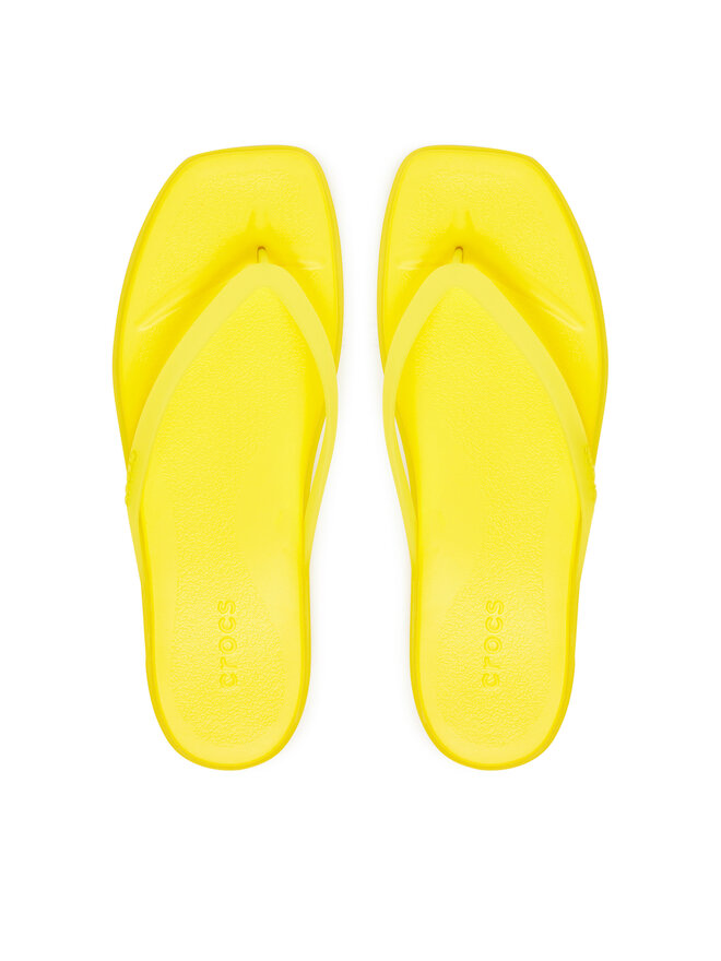 Crocs Zehentrenner Crocs Miami Frosted Flip 211474 Gelb