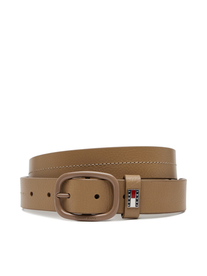 Tommy Jeans Damengürtel Tommy Jeans Tjw Oval Tonal 3.0 AW0AW17392 Beige