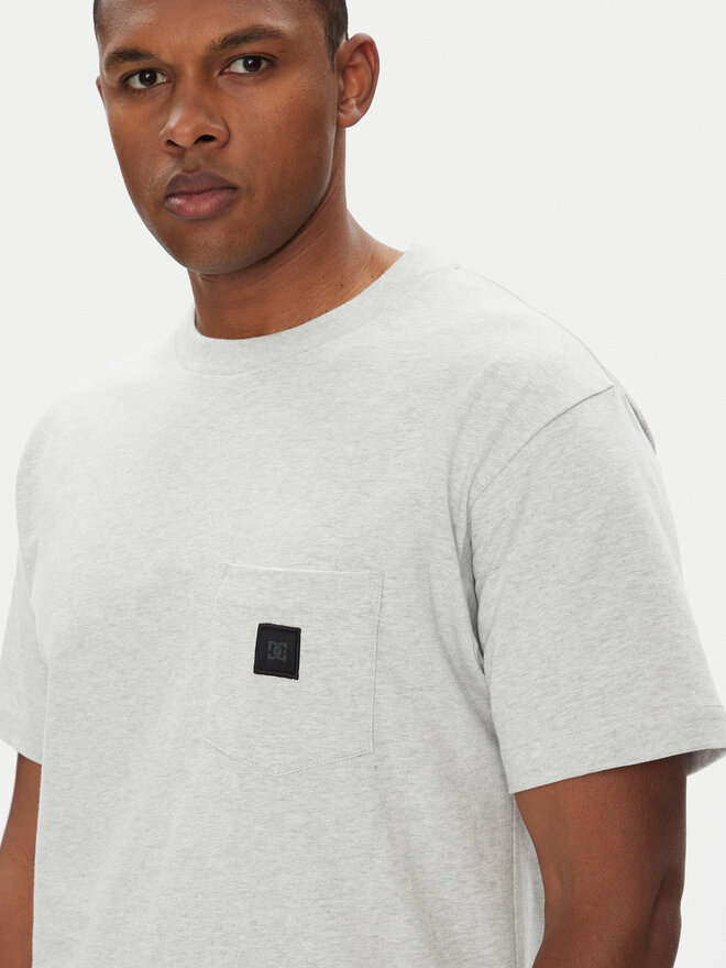 DC DC Camiseta ADYKT03246 Gris Regular Fit