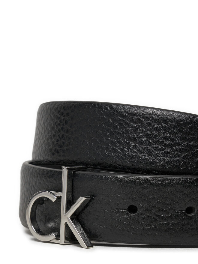 Calvin Klein Damengürtel Calvin Klein Ck Logo Buckle Belt 3.0_Pbl K60K613073 Schwarz