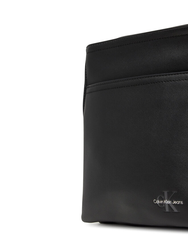 Calvin Klein Jeans Umhängetasche Calvin Klein Jeans Mono Logo Flat Pack 18 LV04G3107G Schwarz