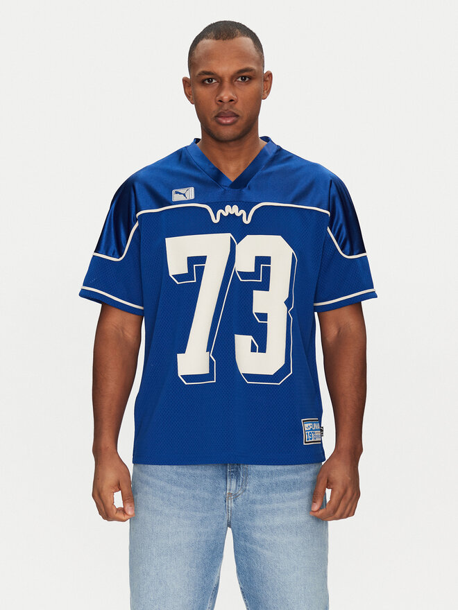 Puma Puma Marškinėliai Dress Code Football 630254 Mėlyna Relaxed Fit