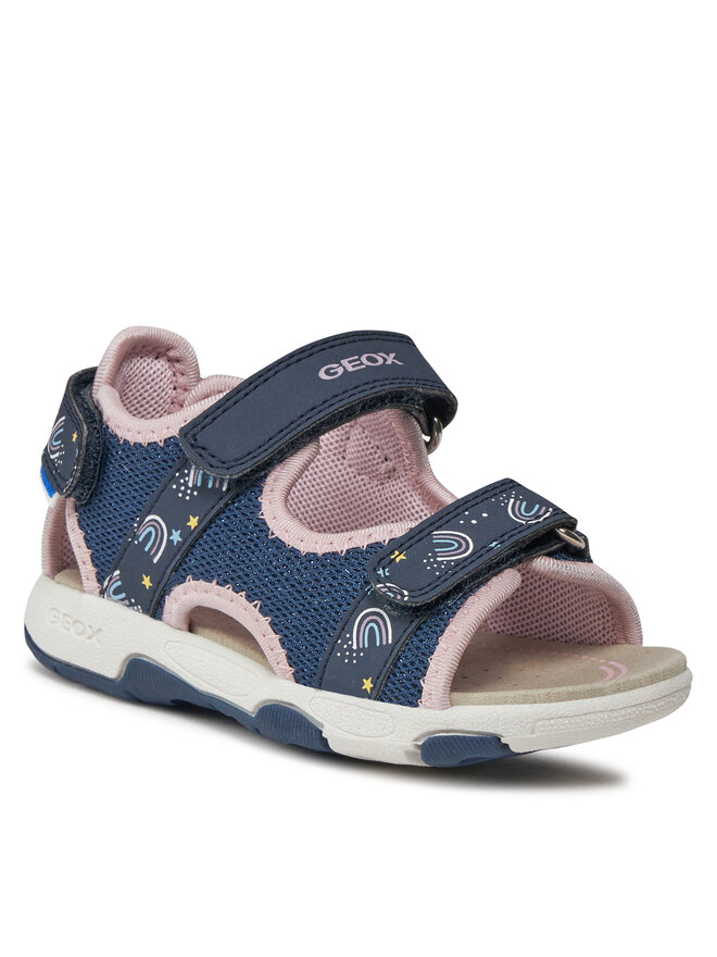 Geox Sandale Geox B Sandal Multy Girl B450DA 0ASCE CF48T M Tamnoplava