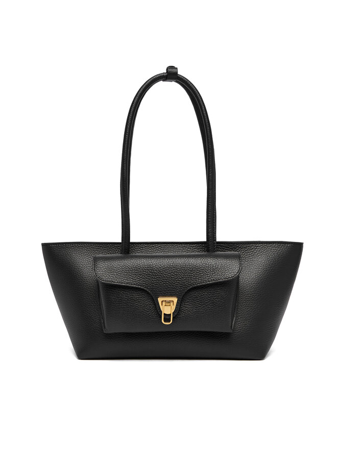 Coccinelle Handtasche Coccinelle T8A Coccinelle Double Beat E1 T8A 11 03 01 Schwarz