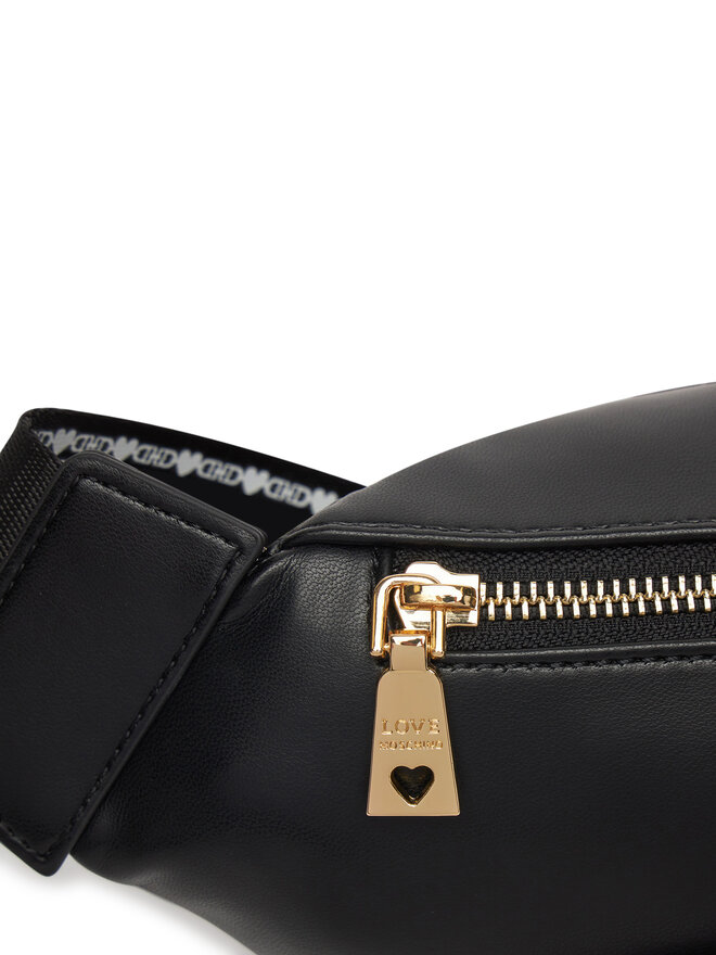 LOVE MOSCHINO Saszetka nerka LOVE MOSCHINO JC4223PP0MKF0000 Czarny