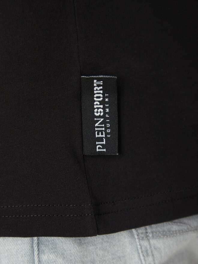 Plein Sport Plein Sport Camiseta SAEC MTK8019 STE001N Negro Regular Fit