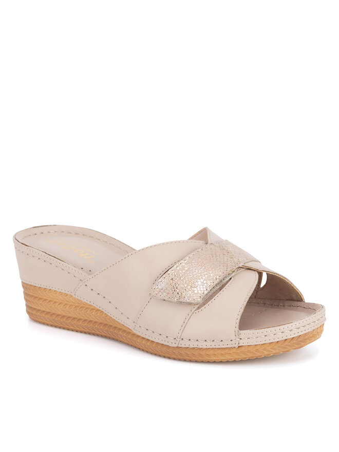 Go Soft Pantoletten Go Soft ARC-2309-07 Beige