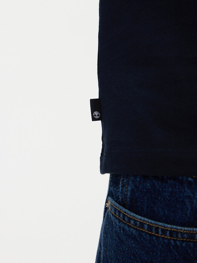 Timberland Timberland Póló TB0A5UPQ Sötétkék Regular Fit