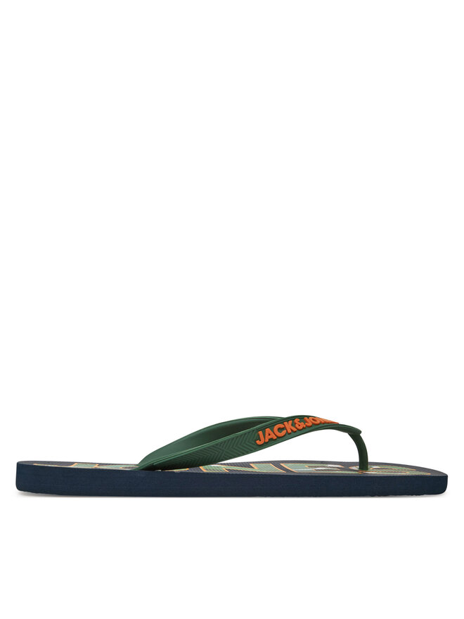 Jack & Jones Chancletas Jack & Jones Jfwlogo Palm Print Flip Flop Ln 12230642 Azul marino