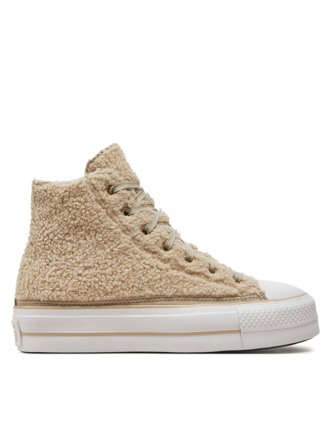 Converse Кеди Converse Chuck Taylor All Star Lift Platform Sherpa A05509C Бежевий