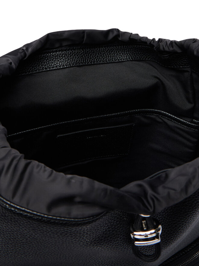 Calvin Klein Rucksack Calvin Klein Weebbing Strap Flap Backpack LV04F3645G Schwarz