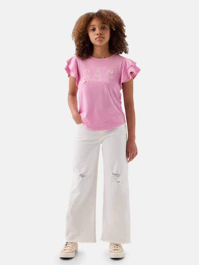Gap Gap Marškinėliai 883254 Rožinė Regular Fit