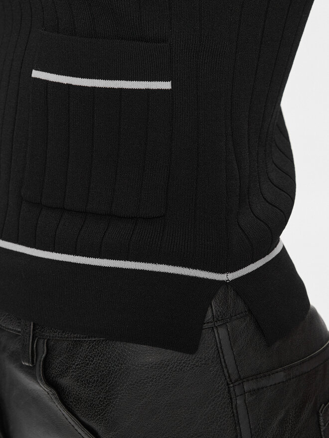 Armani Exchange Armani Exchange Top 3DYH2A YMH6Z 1200 Schwarz Regular Fit