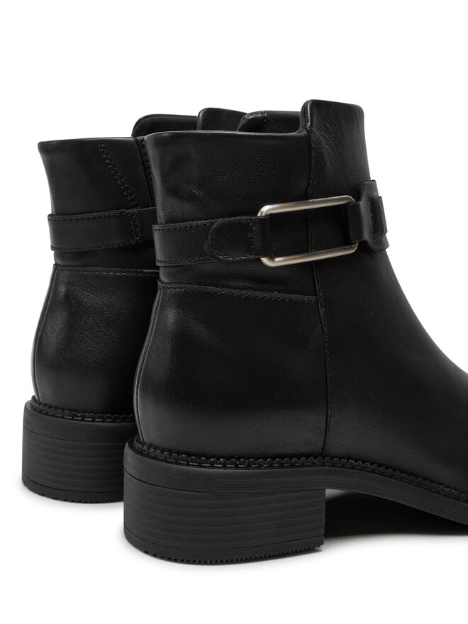 Clarks Īsie zābaki Clarks Maye Bella 26179641 Melns