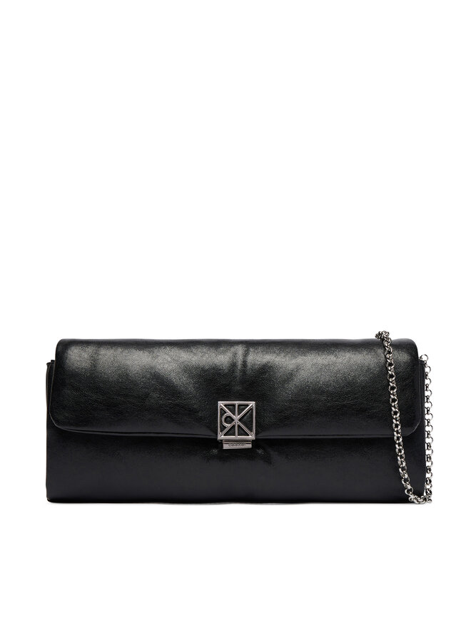 Calvin Klein Handtasche Calvin Klein Emblem Hw Padded Clutch LV04F1240G Schwarz