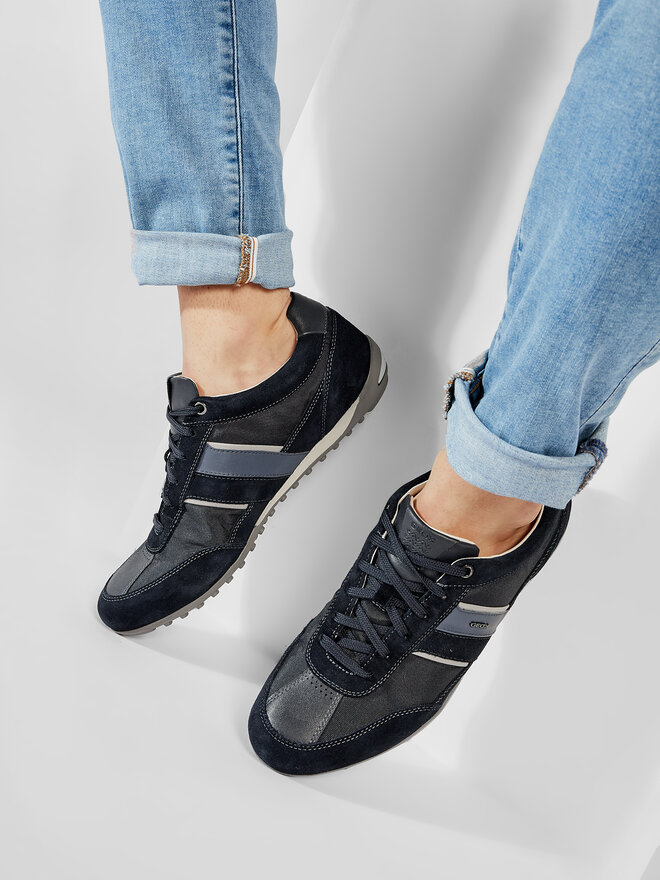 Geox Sneakers Geox U Wells C U52T5C 02211 C4021 Blu scuro