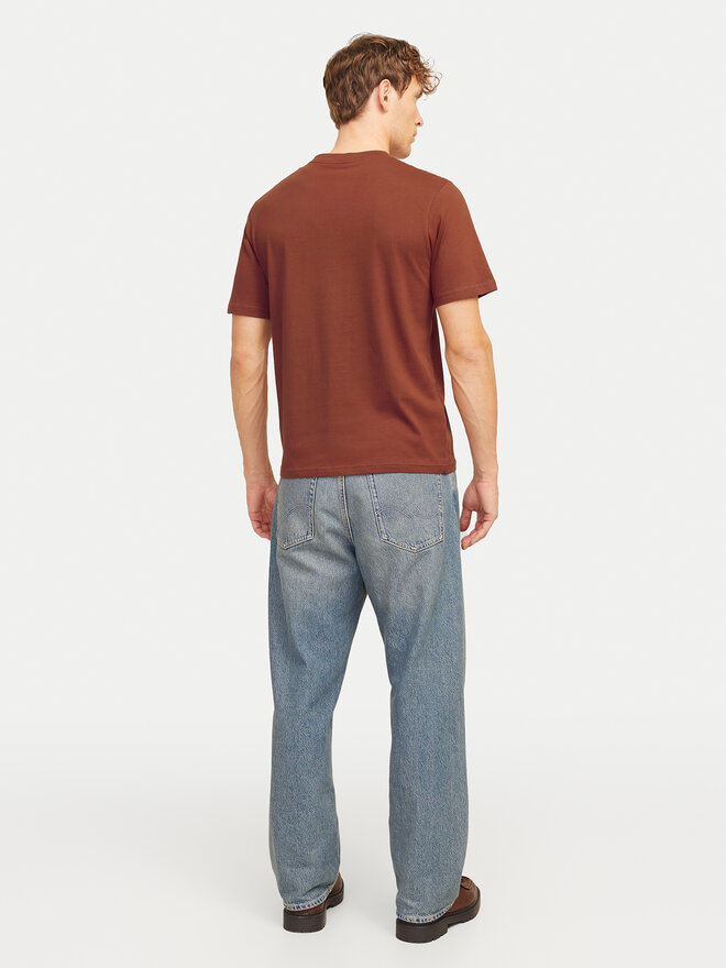Jack&Jones Jack&Jones Marškinėliai Vesterbro 12265740 Ruda Relaxed Fit