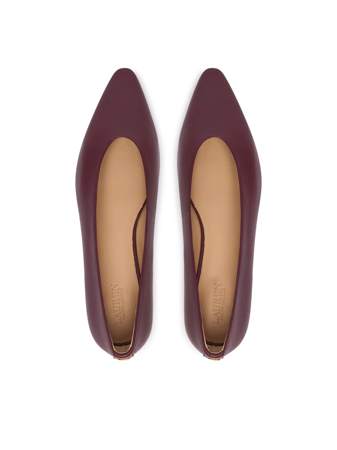 LAUREN RALPH LAUREN Ballerinas LAUREN RALPH LAUREN Audri 802P18411006 Dunkelrot