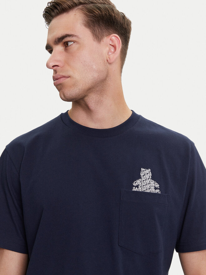 Gap Gap T-Shirt 769029-03 Dunkelblau Regular Fit