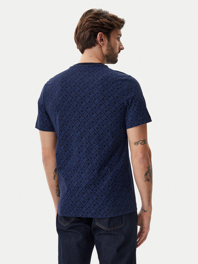 Tommy Hilfiger Tommy Hilfiger Marškinėliai Monogram MW0MW39251 Tamsiai mėlyna Regular Fit