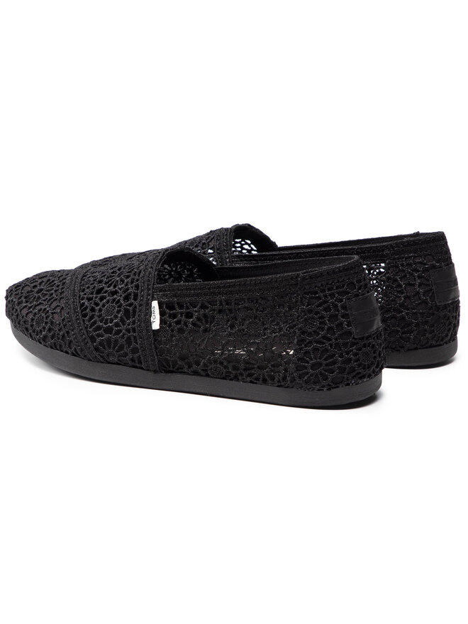 Toms Félcipő Toms Alpargata 10016254 Fekete