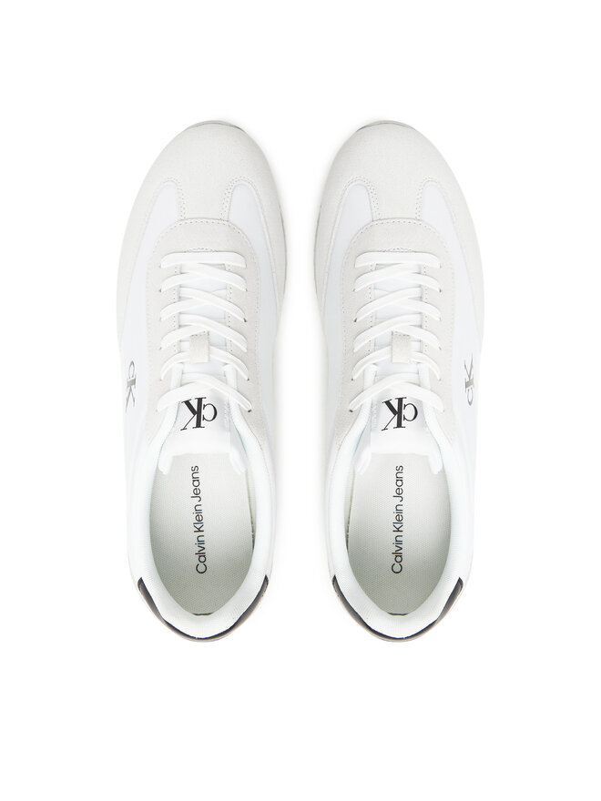Calvin Klein Jeans Сникърси Calvin Klein Jeans Retro Runner Lace Up Ny-Su YM0YM01325 Бял