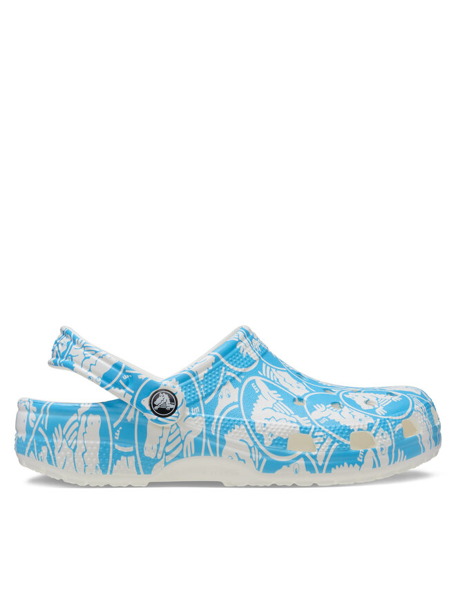 Crocs Шльопанці Crocs Classic Duke Print Clog 210003 Голубий