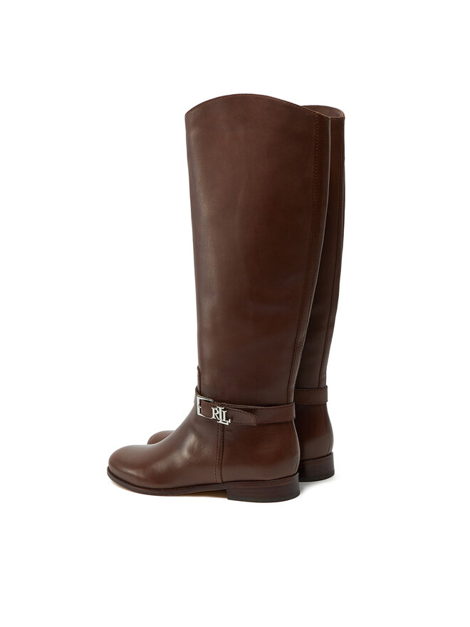LAUREN RALPH LAUREN Oficerki Lauren Ralph Lauren 802937804003 Brązowy