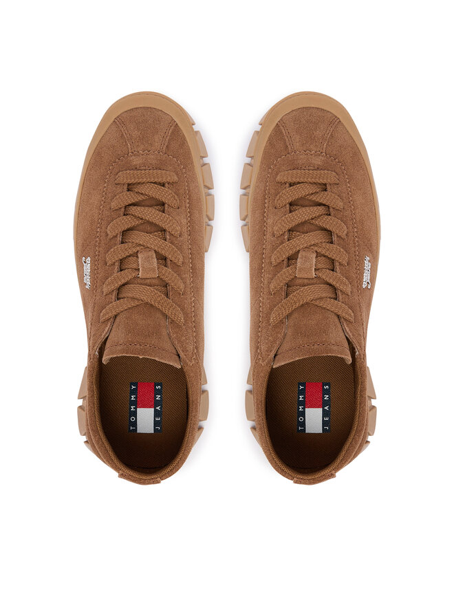 Tommy Jeans Sneakers Tommy Jeans Platform Sneaker EN0EN03132 Braun