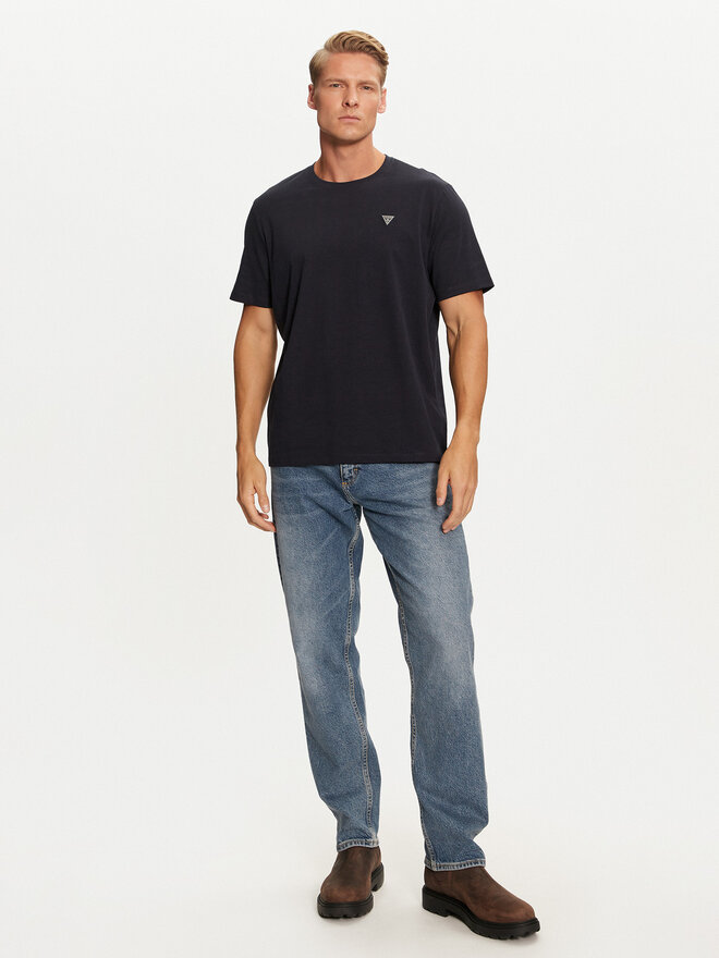 Guess Guess T-Shirt M4YI0A KCCM1 Dunkelblau Regular Fit
