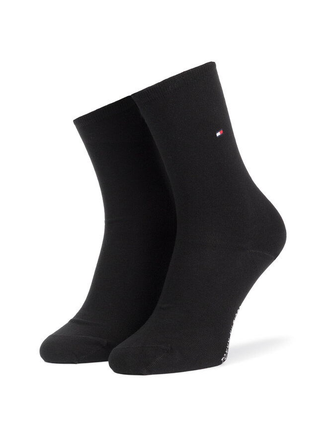 Tommy Hilfiger Vyriškų ilgų kojinių komplektas (2 poros) Tommy Hilfiger 371221 r. 39/42r Juoda