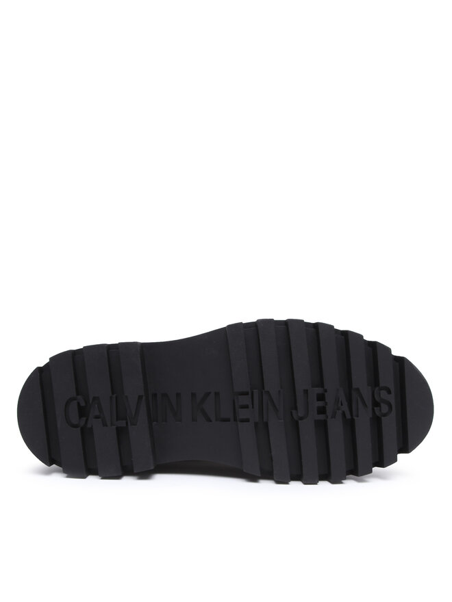 Calvin Klein Jeans Klassische Stiefeletten Calvin Klein Jeans Flatform Chelsea Boot YW0YW00850 Weiß