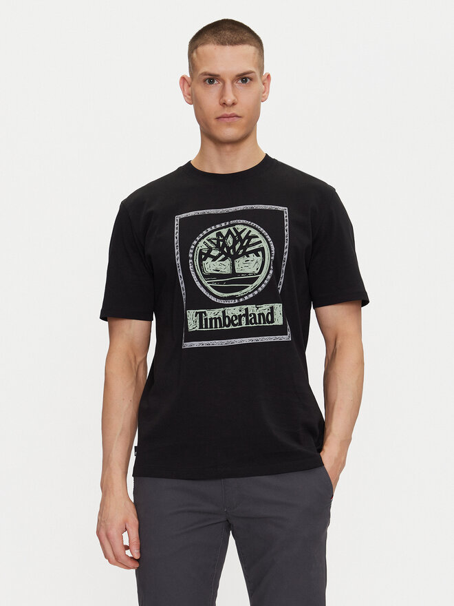 Timberland Timberland Camiseta TB0A6DHD Negro Regular Fit