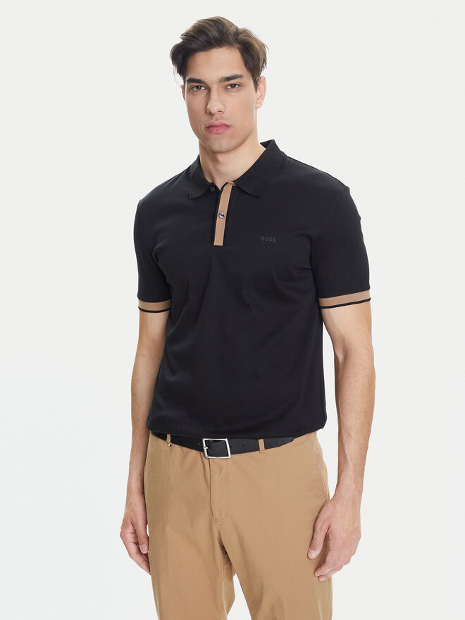 BOSS BOSS Polo H-Phillipson 200 50543865 Negro Slim Fit