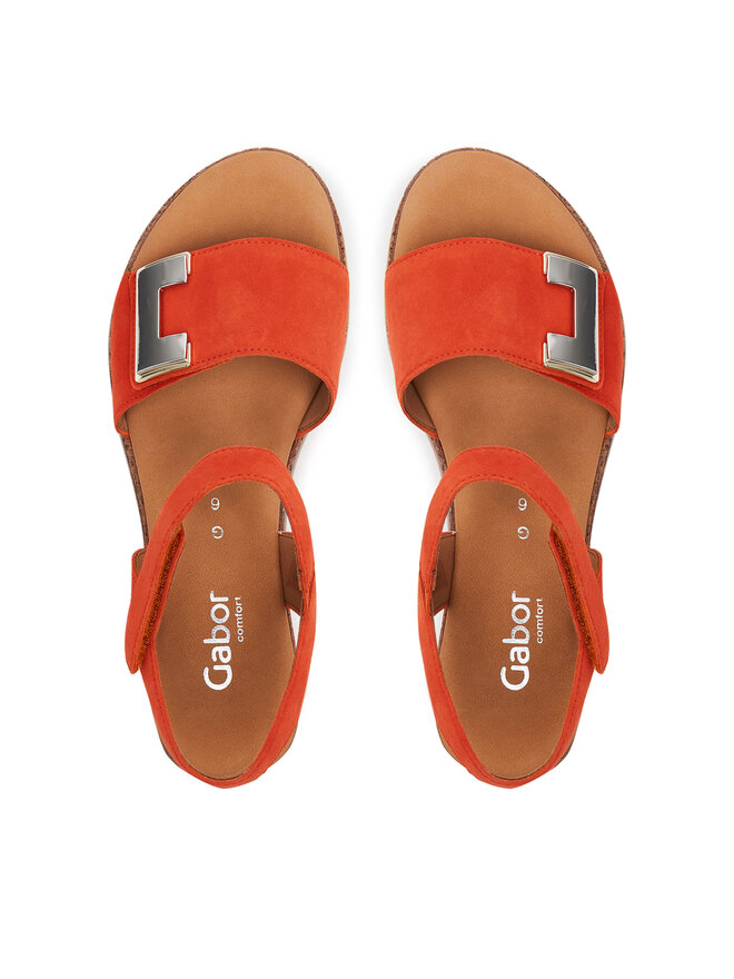 gabor！ Босоніжки Gabor 62.700.23 Оранжевий | evzuttya.com.ua