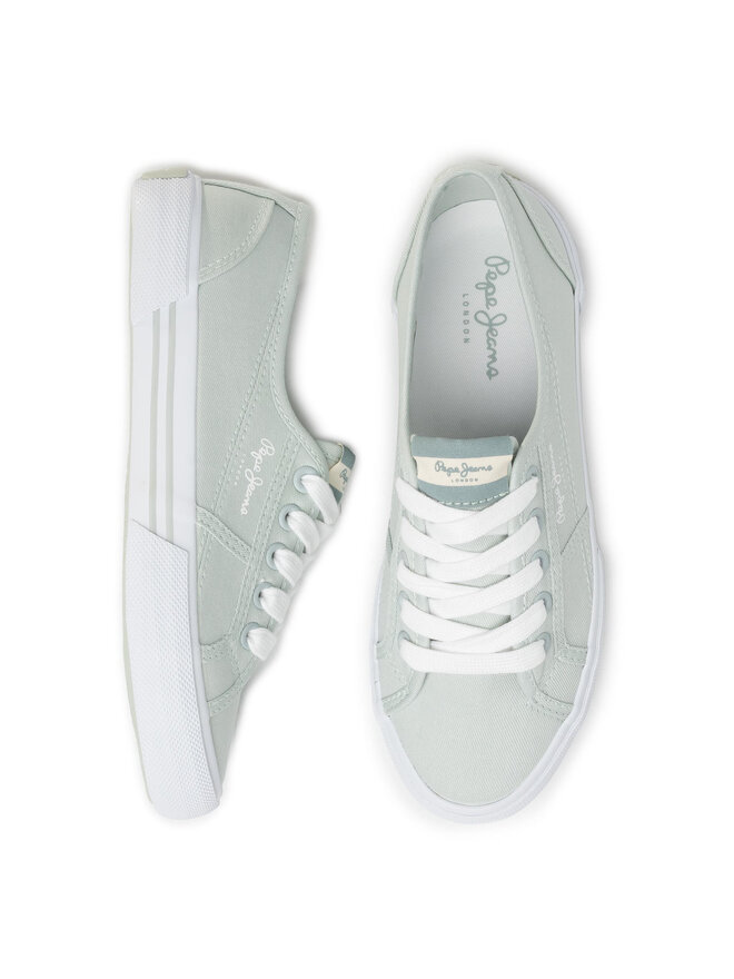 Pepe Jeans Sneakers aus Stoff Pepe Jeans Aberlady Eco PLS31016 Grün
