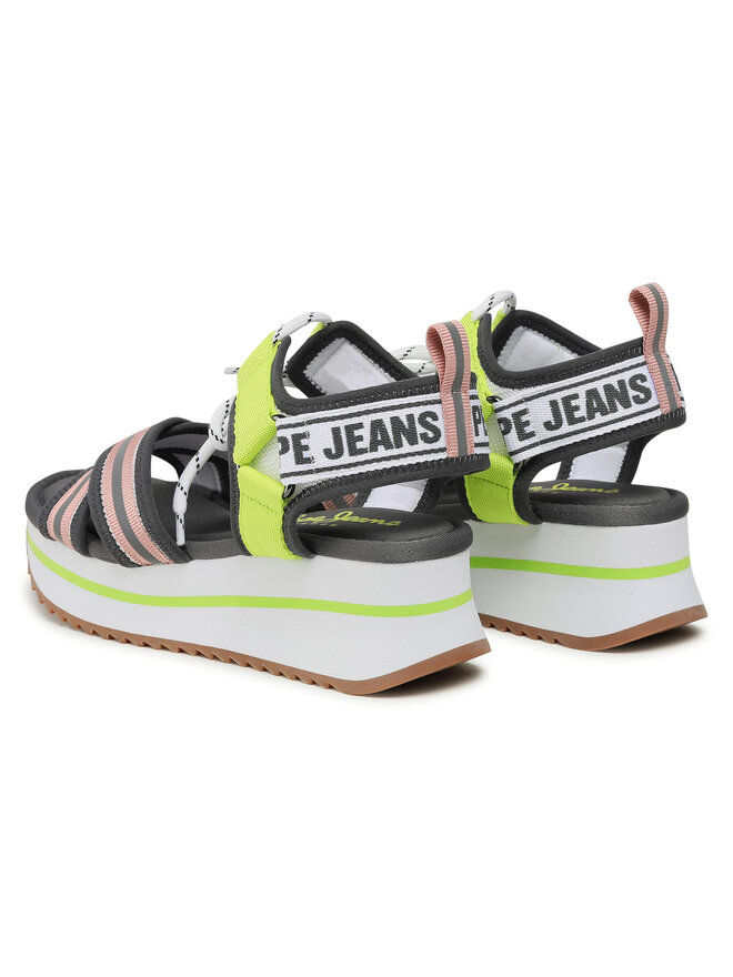 Pepe Jeans Босоніжки Pepe Jeans Fuji Laces PLS90506 Сірий