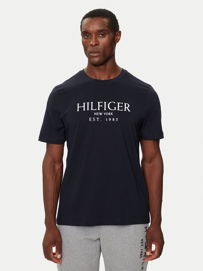 Tommy Hilfiger Tommy Hilfiger Majica MW0MW36499 Mornarsko modra Regular Fit