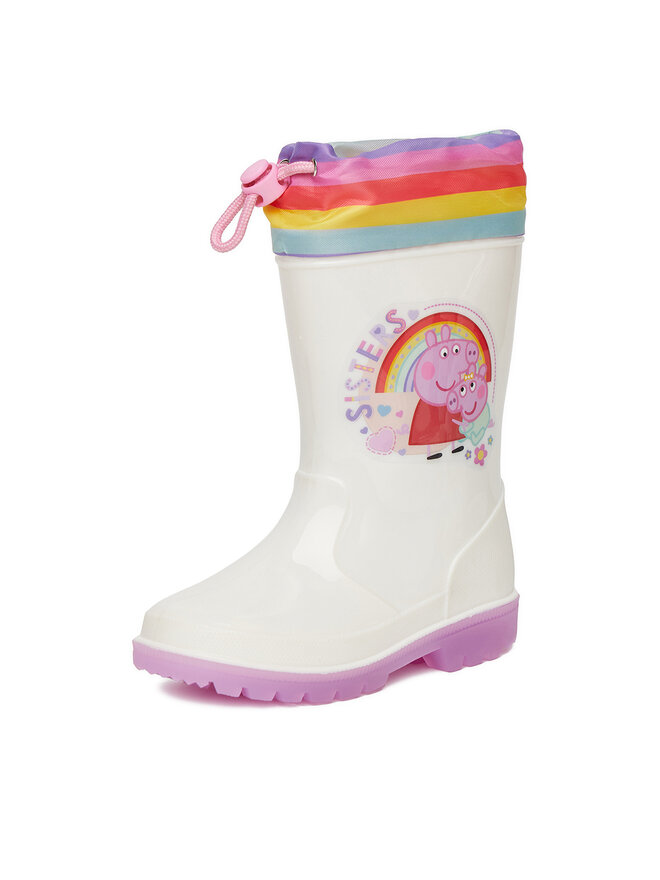 Peppa Pig Гумени ботуши Peppa Pig CEO-NJ-AW25-337PP Бял