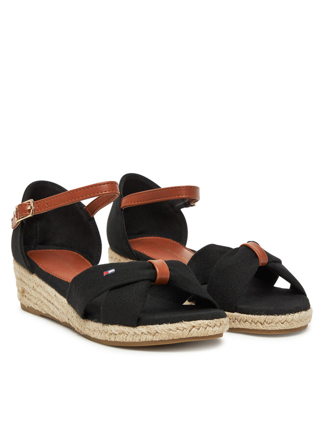 Tommy Hilfiger Espadrilky Tommy Hilfiger T3A7-33801-0048 S Černá