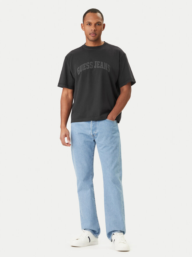 Guess Jeans Guess Jeans T-Shirt M6GIB6 K8FQ4 Schwarz Regular Fit