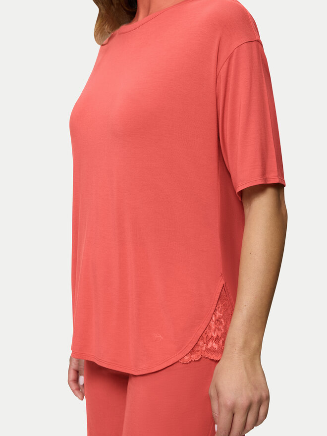 Triumph Triumph Πιτζάμα Timeless Sensuality 10222627 Κοραλλί Relaxed Fit