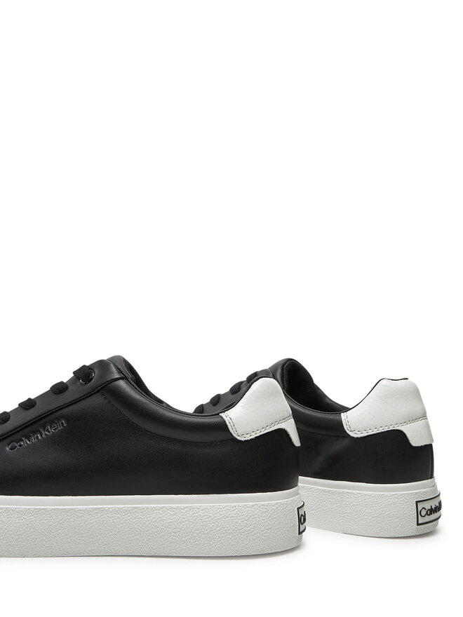 Calvin Klein Sneakersy Calvin Klein Vulc Lace Up Texture Fox - Lth HW0HW02439 Czarny