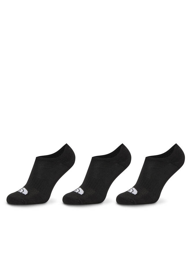 The North Face Set de 3 perechi de șosete joase unisex The North Face Multi Sport Invisible Sock 3P NF0A8BRAJK31 Negru