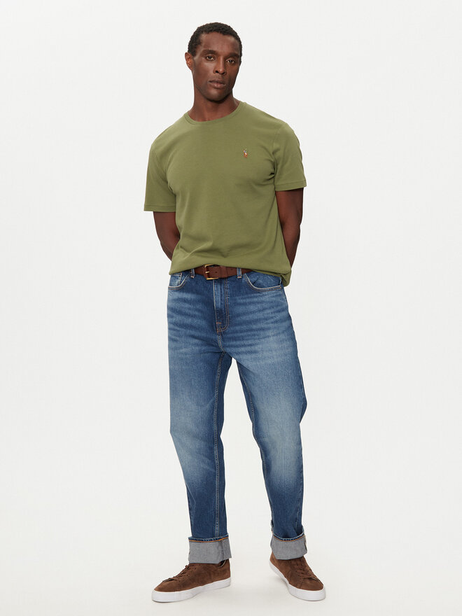 Polo Ralph Lauren Polo Ralph Lauren Marškinėliai 710740727084 Žalia Slim Fit
