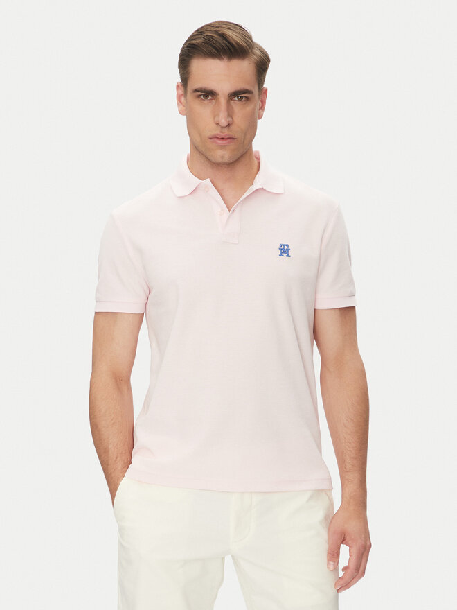 Tommy Hilfiger Tommy Hilfiger Polo marškinėliai MW0MW33167 Rožinė Regular Fit