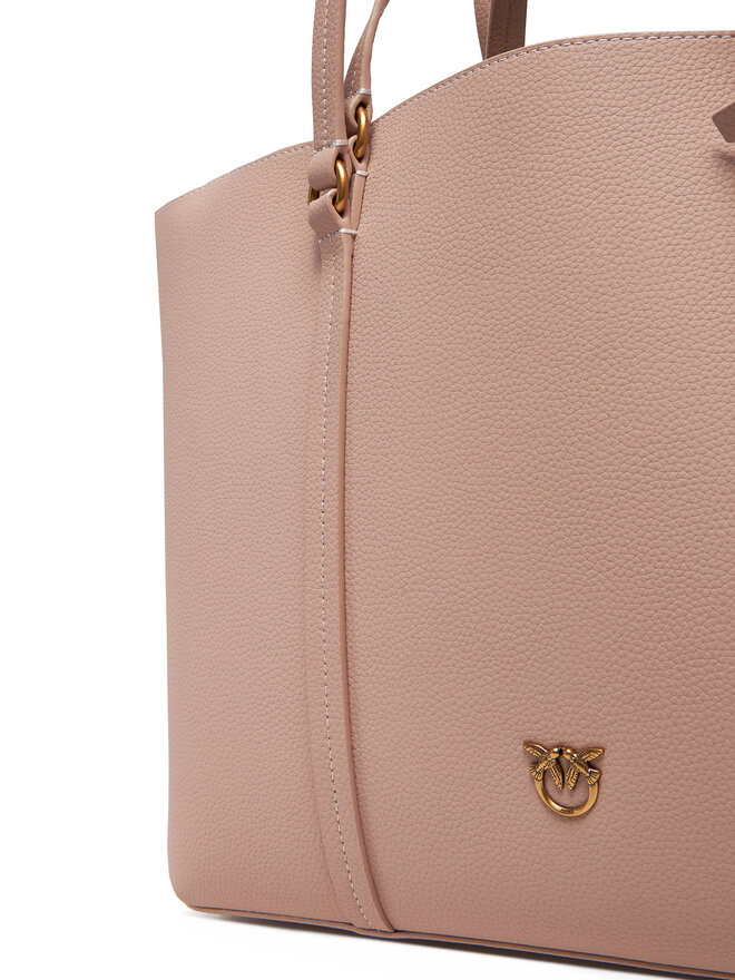 PINKO Torebka PINKO Carrie Shopper Big AI 24-25 PLTT 102832 A1LF Różowy