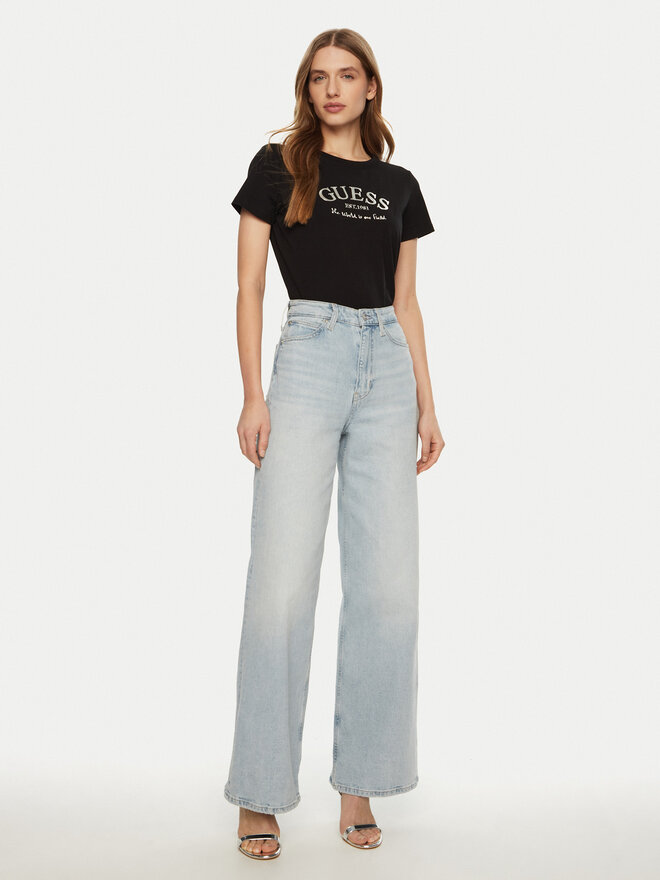 Guess Guess Camiseta V5RI16 J1314 Negro Shirt Fit